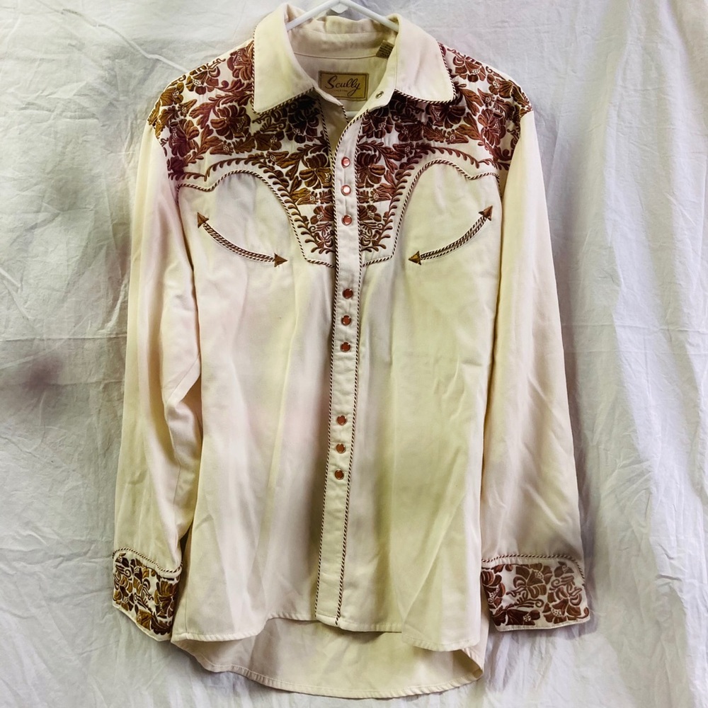 VINTAGE Scully men’s snap button western shirt